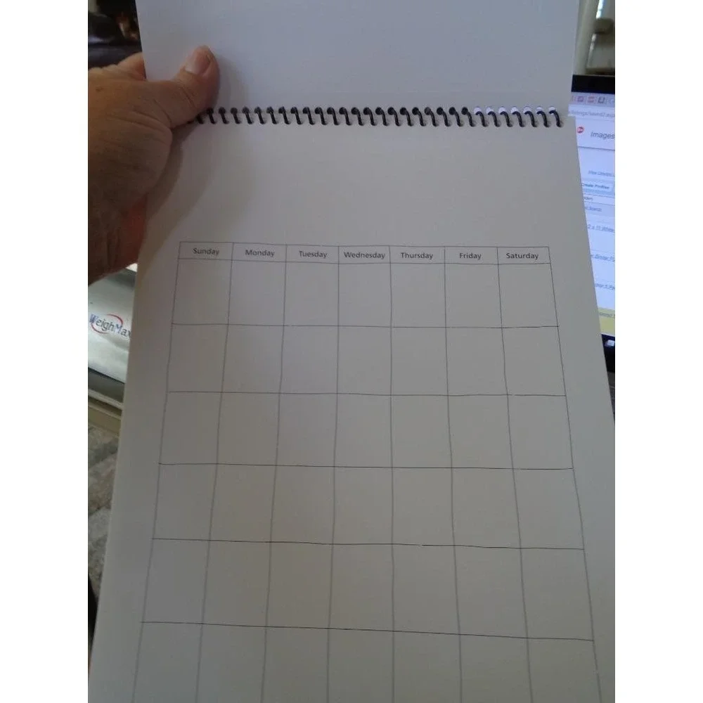 Stampin' Up Days-To-Remember Calendar Blank